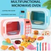 Mutfaklar Yemek Çocuk Mutfak Oyuncakları Oyun Simülasyonu Mini Mikrodalga Fırın Kesme Rolü Oyunu Kızlar İçin Eğitim Oyuncak 230307