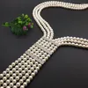 Collana Orecchini Set Elegante Elegante 3 strati Conchiglia Perline Maglione Catena Premium Gioielli di perle da sposa