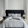 Bedding sets Nordic Luxury Egyptian Cotton Bedding Set King Queen Double Twin Size with Sheet Duvet Cover Pillowcases 1/2 People Bed Linens 230308