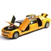 Modelo Diecast prolongado 1 32 Modelo de carro Diecast Toys Limousine com luz de som Pull Back for Kids Toys 230308