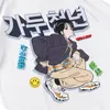 T-shirts pour hommes Hip Hop Tshirt Hommes Blouse Harajuku Dessin animé coréen Imprimer T-shirt surdimensionné Top Coton Casual Summer Vêtements à manches courtes