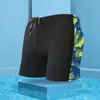 2023 Bokser Swimming Shorts Hot 00 Trunks Milk Silk Personality Dopasowanie kolorów 02 Trunks Men High-Paist Swimming Basen Punks