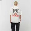 2023 Мужская и женская модная футболка Brude S American Street Letter New Spring Summer Prant