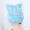 Bonnets Bonnet/Casquettes De Crâne Spa Bowknot Bonnet De Douche Respirabilité Microfibre Cheveux Turban Rapidement Serviette Séchage Chapeaux Pour Femmes Sauna Salle De Bain