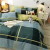 Bedding Sets Home Textile Pure Rose Powder Washed Cotton Bed Sheets Breathability Article Fashion Simplicity Single Oceania