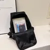 PRADE Designer Bags Backpack Laptop Bag Simple Bookbag Travel Workbackpack for Men Women Adjustable Shoulder Strap with Embroidered Letters 30x37x15cm