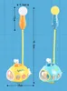 Bath Toys Baby for Kids Electric Submarine Shower Sucker Spray Water tub Sprinkler 230307