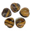 Charms Natural Tiger Eye Stone Jadeite Scraping Board Acupuncture Lifting Facial Gouache Crystal Quartz Massage