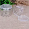 Storage Bottles Jars 20pcs 30506080100120150ml Empty Plastic Clear Cosmetic Jars Makeup Container Clear Jar Food grade Sample Pot Container J230301