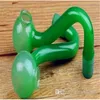 Pipe per fumatori Accessori per narghilè Vaso in porcellana verde S Bong in vetro all'ingrosso Bruciatore a nafta Pipa ad acqua in vetro Impianti petroliferi Fumo, olio.