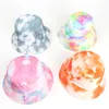 Cappelli a tesa larga Reversibili Double Sided Wear Tie Dye Cappelli a secchiello per donna Uomo Colorato Hip Hop Creativo Bob Caps Cappello da pescatore unisex Cofano R230308