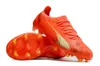 Soccer Shoes Unisport Ultra Ultimate FG Cleats Fearless Christian Pulisic Fastest Pack slutade på bläck BMW MMS Ultra SL Fiery Coral Football MG Boots