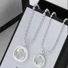 Высококачественное ожерелье для роскошных ювелирных изделий старое мужское и женское эльф -ключ стерлинговой серебряная пара подарки.