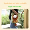 Persoonlijkheid Creatieve cartoon Catdragers Leuke stijl Handige Pet Cat Bag Canvas Outdoor Slant Backpack One Shoulder Cat Crates draagbare huisdierkat Huizen A0086