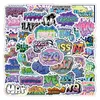 60pcs phrases de motivation autocollants citations de vie inspirantes graffiti enfants jouet planche à roulettes voiture moto vélo autocollant décalcomanies en gros