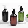 Förvaringsflaskor 15 st 300 ml svart färg husdjur material plastskruv lotion pump för kosmetisk förpackning personlig vård behållare