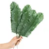 Decorative Flowers 10/20Pcs Tropical Artificial Plants Palm Leaves Scattered Tail Faux Imitation Ferns Plant Leaf Home Party Wedding Decor