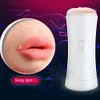 Masturbators Masturbator for Men Automatic Dual Channel Hand Free Male Masturbation Cup Sucking Machine Oral Vaginal Adult Toys 230307