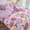 Set di biancheria da letto Simpatico coniglio Set di biancheria da letto per ragazzi Ragazze Single Double Size Biancheria da letto Copripiumino Federa Senza imbottitura Bambini Tessili per la casa per adulti 230308