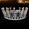 Hair Clips Wedding Decoration Accessories Crown Elegant Temperament Bride Round Big Headdress Retro Peacetime Party