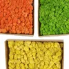 Декоративные цветы 500G Multi Color Real Moss 36x18 см Пушистый мягкий вечный вечный цветочный растение