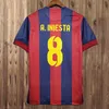 05 06 Xavi Retro Mens Lange Mouw voetbaltruien 10 11 Messis Ronaldinho Puyol A. Iniesta Suarez Henry Pedro Sergio Shrot Football Shirts Uniforms