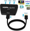 Commutateur trois-en-un pour sac à main HDMI 2.0 Commutateur 3 * 1 4K / 60HZ HDCP2.2