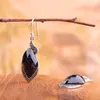 Dangle Earrings KJJEAXCMY Boutique Jewelry S925 Sterling Silver Handmade Women's Garnet Red Corundum Blue Sandstone