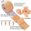 Elbow knäskydd värt Defence 6st Kinesiologi Tape Athletic Recovery Elastic Tapes Gym Fitness Bandage Jiont Support Muscle Pain Relief Pad 230307