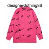 balencgs Designers Sweaters Brand Thickened Double Layer Printed Letter Knitted Street Coat 9d2k 8MYE DXVJ