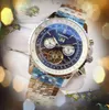 5A jakość męski automatyczny zegarek mechaniczny 47mm stal nierdzewna 904L srebrny niebieski czarny kolorowa tarcza szafirowe szkło obiektyw Super świecące zegarki na rękę montre de luxe