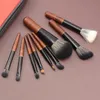 Strumenti per il trucco 9 pezzi Set di pennelli per trucco protettivi Mini Pennello per cosmetici Fondotinta in polvere Blush Blooming Sopracciglio Ombretto Blending Brush Kit brushe 230308