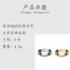 20% korting op alle items 2023 Nieuwe luxe hoogwaardige mode -sieraden voor hoge versie Sterling Silver New Double Personality Trend Family Cadeau Ring