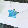 Gift Wrap 500pcs/roll Laser Blank Love Heart Star Round Sticker Sealing Label Decoration Party Banquet Bag Envelope Card Stickers