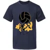 Męskie koszulki T-T-shirts Haikyuu Solleyball Club Furuodaki High School Summer Men Koszulka krótkie koszulki z krótkim rękawem