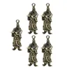 Charms 5 stycken Copper Small Statyes figurin Novelty Gift Pendant Collectible For Decor Keychains Home Decoration Armband Halsband