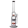 New BIg Glass Water Bongs Hookahs Smoke Pipe Bubbler Percolator Water Pipes Recycler Dab Rigs With Ash Catcher