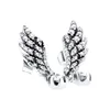 CZ Diamond Sparkling Wings Stud Earring para Pandora Auténtica plata esterlina Wedding Party Jewelry para mujer Novia Regalo Pendientes colgantes con caja original