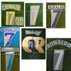 Superstar rétro à collectionner Cristiano #7 Nom et numéro Personnaliser le fer à repasser sur le badge de transfert Fer à repasser sur le badge de football