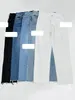 Dżinsowe dżinsy Zessam Solid Buttons Kobiety dżinsy o wysokiej talii Elastyczne proste cielę Burrs Femme Jeans Casual Classic Lady Pants 230308
