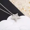 Correntes S925 Silver Personality Simple Comet Meteor Star Colar Halloween Hypoallergenic Elegant Cute Temperament Jewelry Party Gift