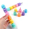 Highlighters kleurrijke octopus markeerstiften beitel tip marker pennen pastel kleuren voor kinderen baby's kinderen kerst verjaardag creatieve geschenken h8wd j230302