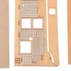 Блоки 1 компл. 1 100 Halcon деревянная модель парусной лодки DIY Kit сборка корабля украшение подарок 230308