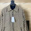 xinxinbuy Men designer Jacket coat 23ss Reversible Jackets double letter Jacquard long sleeve cotton women khaki S-2XL