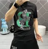 Camisetas masculinas Camiseta de manga curta para homens, marca de moda europeia e americana juventude estação europeia lantejoulas masculinas para comércio exterior de manga curta