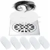 Sitle Colanders 25pcs Dostęp prysznicowy DREANS Hair Hair Catcher Naklejki Łazienka Łazienka Łapacze Catchery Akcesoria 230308