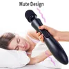 Vibrateurs 20 modes Vibratrice de baguette magique puissante pour femmes Masseur corporel G