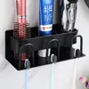Porte-brosse à dents support mural en alliage d'aluminium porte-dentifrice salle de bain ménage gain de place accessoires 230308