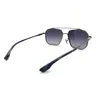 Markendesigner-polarisierte Sonnenbrille für Männer und Frauen, grau-blaue Gläser, Polygon-Brillen, Anti-UV-Brillen mit großem Rahmen, Sonnenbrillen zum Fahren, mit Originalverpackung