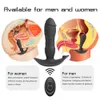 Anal Toys Wireless Vibrators For Men Women Prostate Massager Telescopic Dildo Vibrator Butt Plugs Sex Vuxen Gays 230307